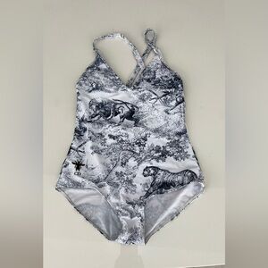 Fashion Logo One Piece Swimsuit size M